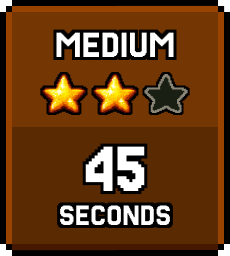 Medium Level 45 seconds timer limit